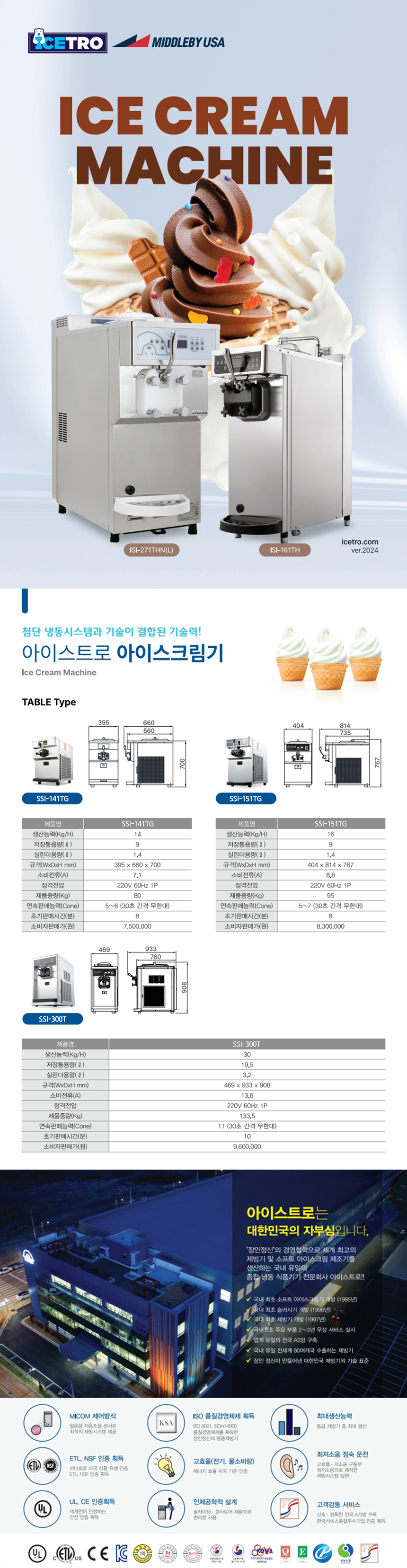 SSI-141TG_아이스트로 세아 1구 소프트 아이스크림 제조기_0번째 상세정보 동양렌탈 SSI-141TG 아이스트로 세아 1구 소프트 아이스크림 제조기 상세이미지 1